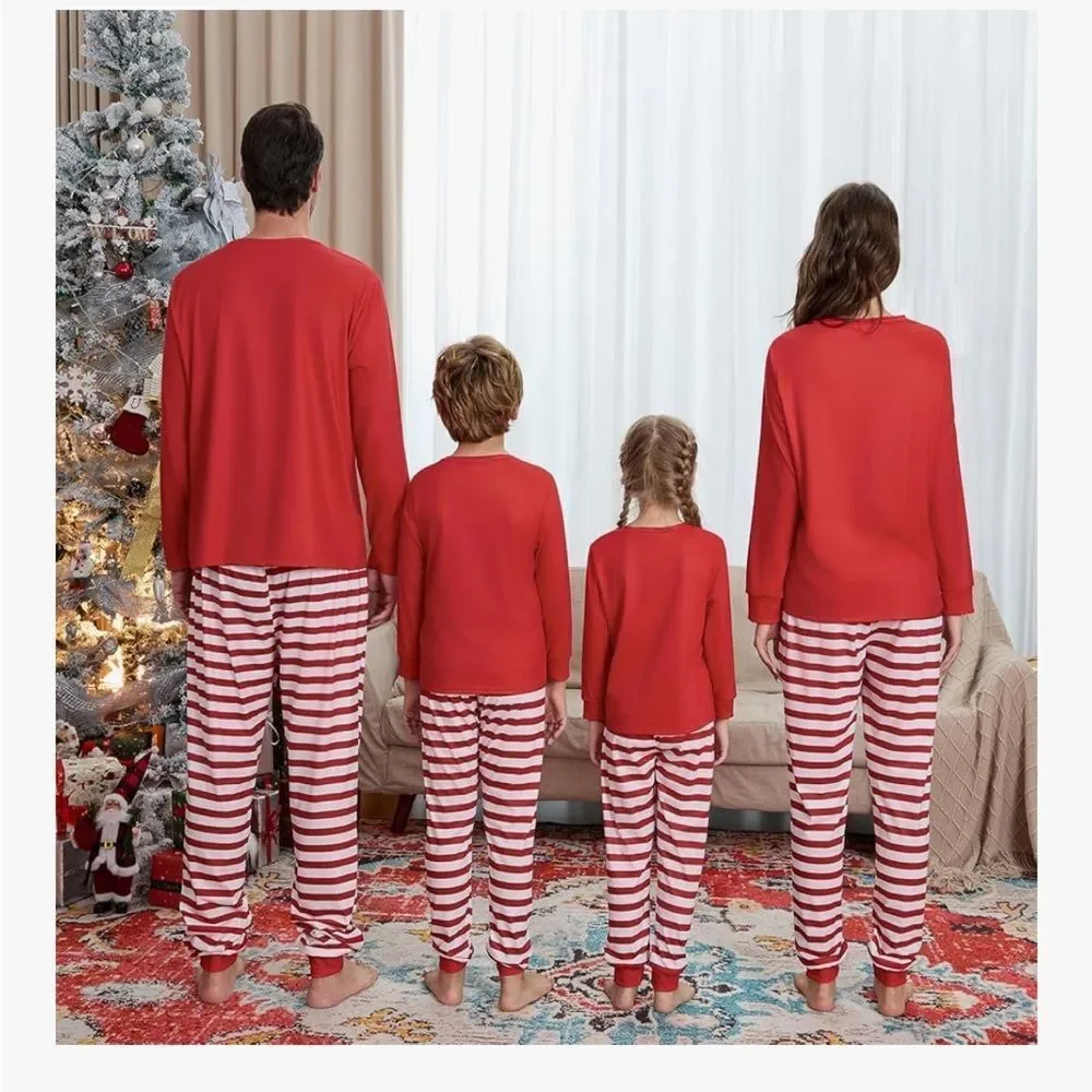 Family + Pet Matching Christmas Winter Pajamas PJs L XL Small Dog